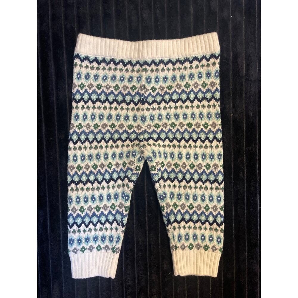 Janie And Jack Baby Boy 6 to 12M Christmas Holiday Checkered Tapered Leg Jogger